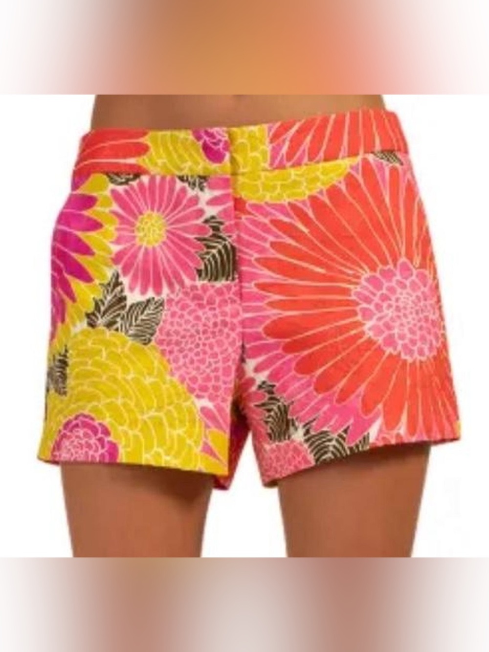 Trina Turk Corbin 2 Floral Jacquard Shorts